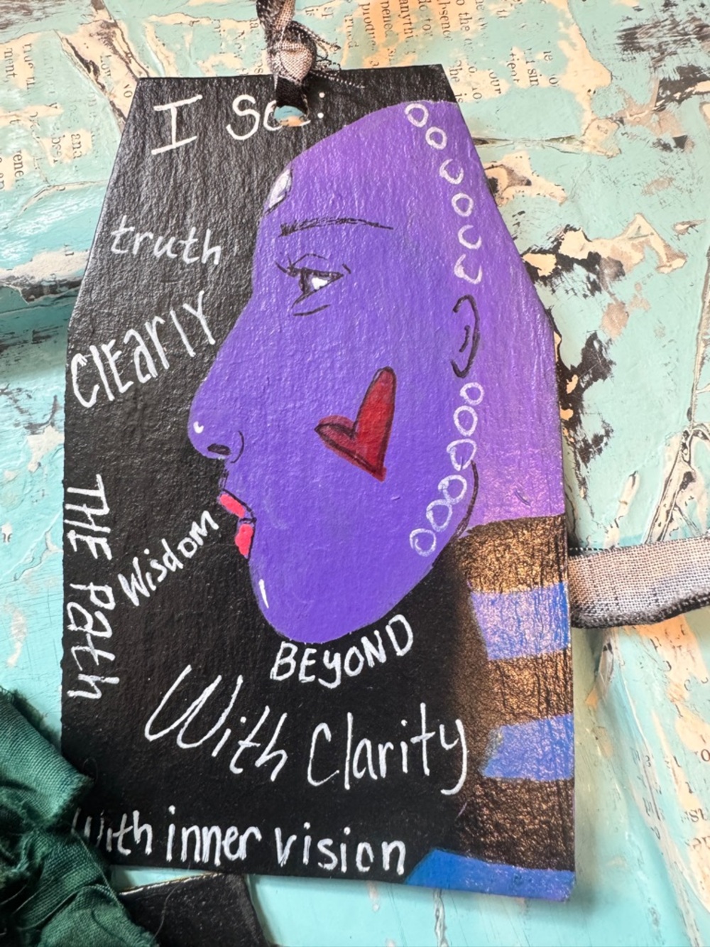 ✨ Original Mixed Media Goddess oracle Cards | Handmade c h a k r a cards - Picture 8 of 10